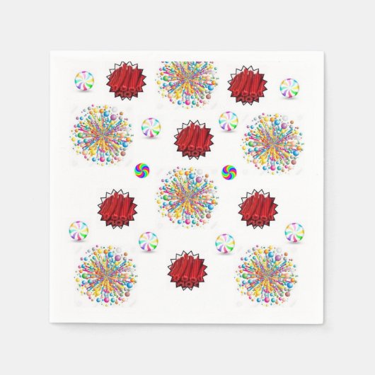 Serviette En Papier Serviettes en papier, Licorice rouge (Devant)