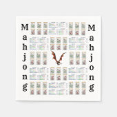 Serviette En Papier Serviettes en papier, Mahjong Dragon (Devant)