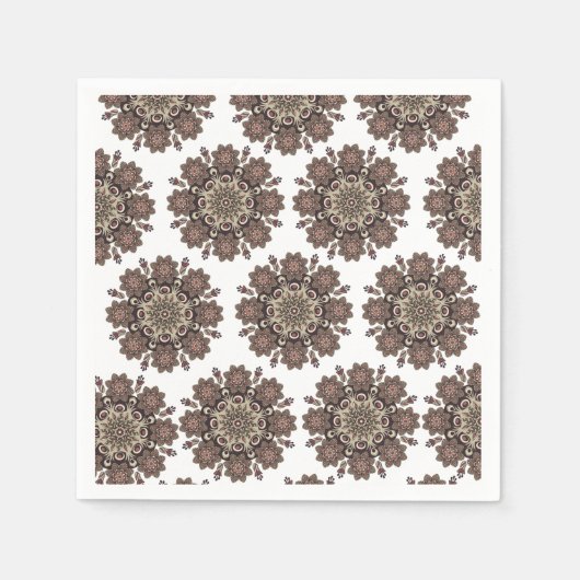 Serviette En Papier Serviettes en papier, Mandala (Devant)