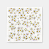 Serviette En Papier serviettes en papier, marguerite blanche (Devant)