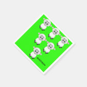 Serviette En Papier Serviettes en papier, moutons (Coin)