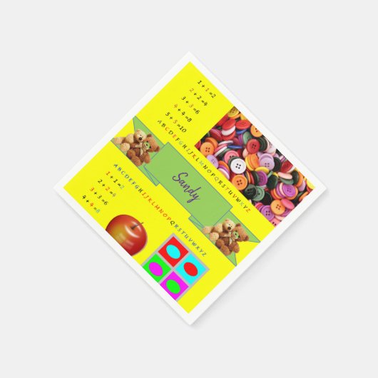 Serviette En Papier serviettes en papier, numéros alphabétiques (Coin)