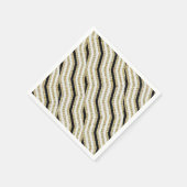 Serviette En Papier serviettes en papier, or noir blanc (Coin)