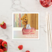 Serviette En Papier Serviettes en papier, ours en peluche (En situation)