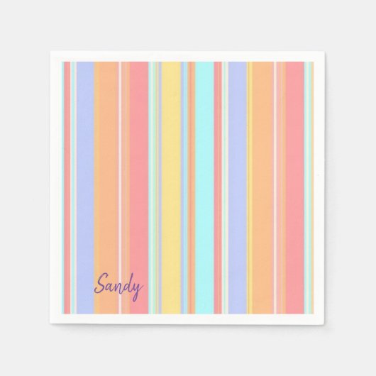 Serviette En Papier Serviettes en papier, Pastel (Devant)