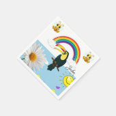 Serviette En Papier Serviettes en papier, perroquet arc-en-ciel Sun Da (Coin)