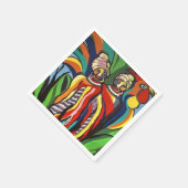 Serviette En Papier Serviettes en papier, perroquets africains (Coin)