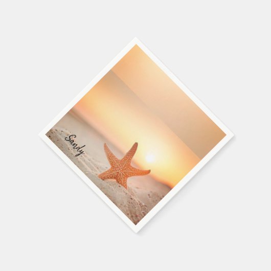 Serviette En Papier Serviettes en papier, Plage Starfish (Coin)