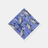 Serviette En Papier Serviettes en papier, requins océaniques (Coin)