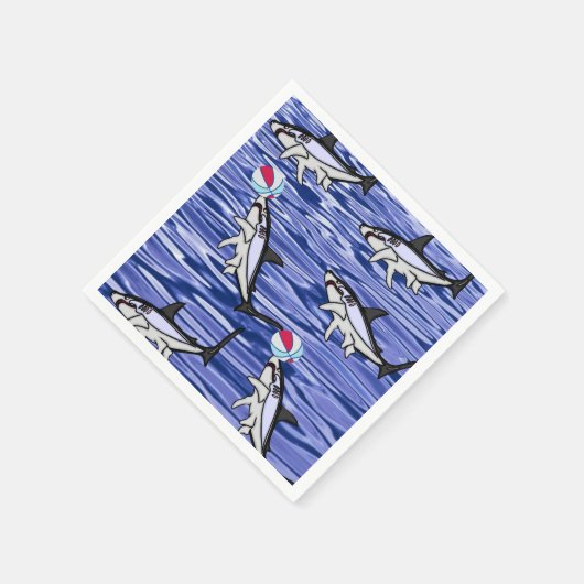 Serviette En Papier Serviettes en papier, requins océaniques (Coin)