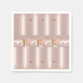 Serviette En Papier Serviettes en papier, Rose Rose Gliitter Drifal (Devant)