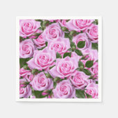 Serviette En Papier serviettes en papier, roses roses (Devant)