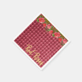 Serviette En Papier Serviettes en papier, Roses rouges (Coin)