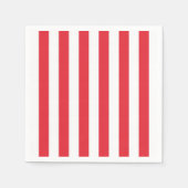 Serviette En Papier Serviettes en papier, rouge et blanc (Devant)