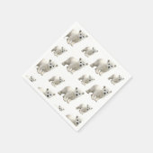 Serviette En Papier Serviettes en papier, Serviettes d'ours blanc (Coin)