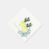 Serviette En Papier Serviettes en papier, serviettes en cactus Floral (Coin)