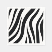 Serviette En Papier Serviettes en papier, serviettes en léopard noir (Devant)