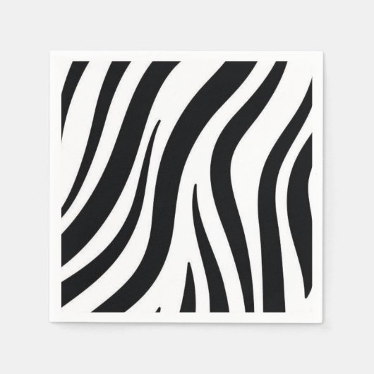 Serviette En Papier Serviettes en papier, serviettes en léopard noir (Devant)