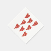 Serviette En Papier Serviettes en papier, Serviettes Polkadot Coeurs R (Coin)