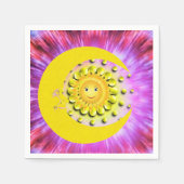 Serviette En Papier Serviettes en papier, Sun Moon (Devant)