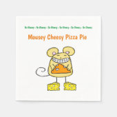 Serviette En Papier Serviettes en papier, tarte à la pizza Mousey (Devant)