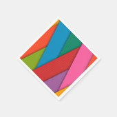 Serviette En Papier serviettes en papier, triangles colorés (Coin)