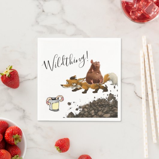 Serviette En Papier Serviettes en papier, ver de la souris Fox Dirt Wi (En situation)