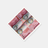 Serviette En Papier serviettes en papier, verrous roses (Coin)