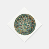 Serviette En Papier serviettes en papier, vert aztèque (Coin)