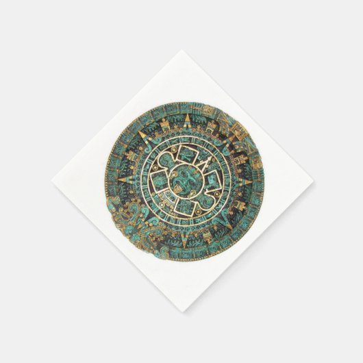 Serviette En Papier serviettes en papier, vert aztèque (Coin)