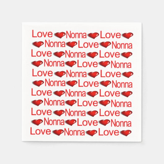 Serviette En Papier Serviettes en papier, Vierge aux Coeurs rouges (Devant)