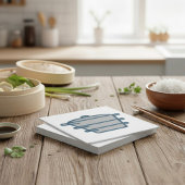 Serviette En Papier Serviettes en pot gris