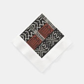 Serviette En Papier Serviettes en tissu de boue africaine Bogolan Insp (Coin)