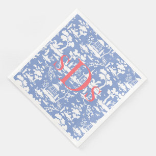 Serviette En Papier Serviettes en toile avec monogramme