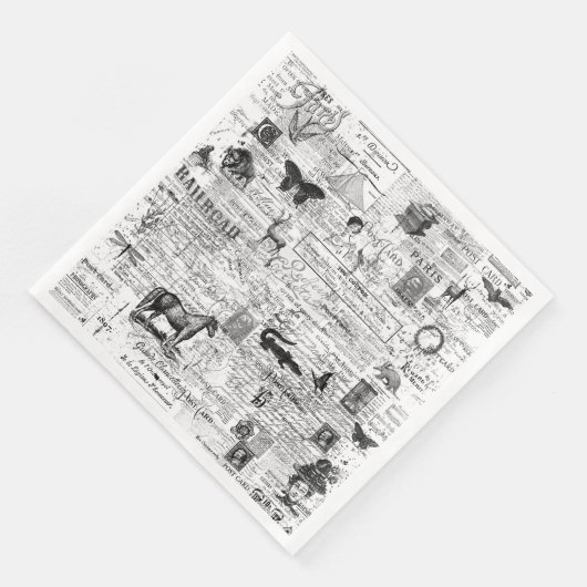 Serviette En Papier Serviettes Ephemera ou pour l'art découpage (Coin)