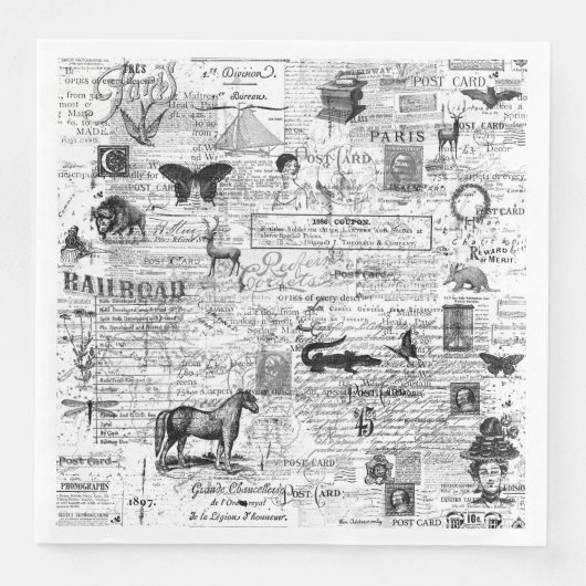 Serviette En Papier Serviettes Ephemera ou pour l'art découpage (Devant)