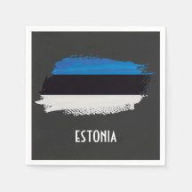 serviettes estoniennes. Couleurs estoniennes