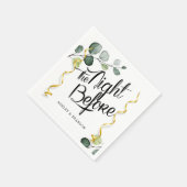 Serviette En Papier Serviettes Eucalyptus La Nuit Avant (Coin)