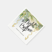 Serviette En Papier Serviettes Eucalyptus La Nuit Avant la Répétition (Coin)