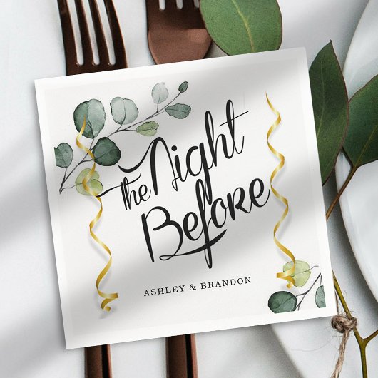 Serviette En Papier Serviettes Eucalyptus The Night Before