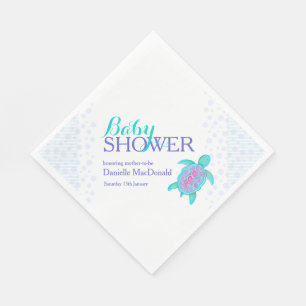Serviette En Papier Serviettes faites sur commande de baby shower