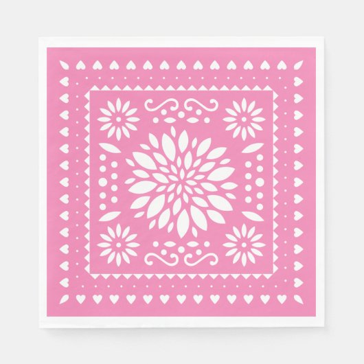 Serviette En Papier Serviettes Fille Fiesta Party (Devant)