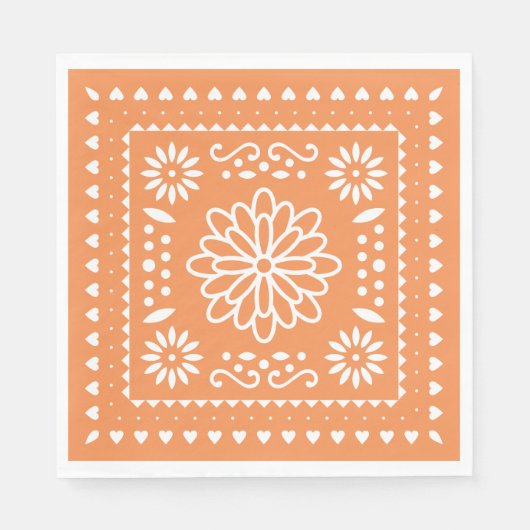 Serviette En Papier Serviettes Fille Fiesta Party (Devant)
