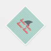 Serviette En Papier Serviettes Fin Requin avec Vagues| Dun Dun Dun Dun (Coin)