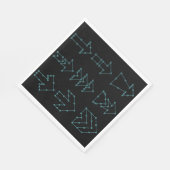 Serviette En Papier Serviettes Flèches pointillées (Coin)