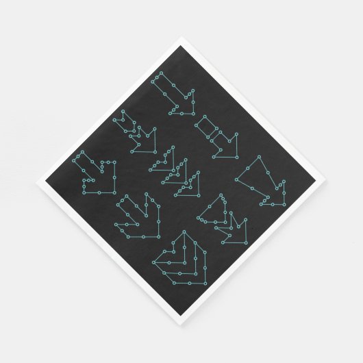 Serviette En Papier Serviettes Flèches pointillées (Coin)