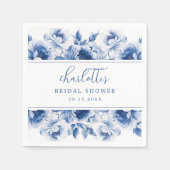 Serviette En Papier Serviettes Fleuris Aquarelle pour Fête de Mariage (Devant)