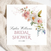 Serviette En Papier Serviettes Fleurs Sauvages Rustiques Mariage