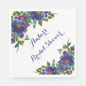 Serviette En Papier Serviettes Florales (Devant)