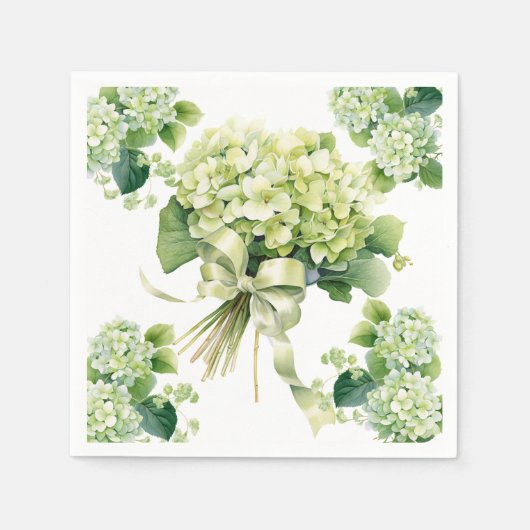 Serviette En Papier Serviettes Florales (Devant)